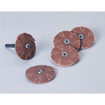 3M Standard Abrasives A/O Slotted Cloth Disc, 724769, 1 In, 180 7010368434